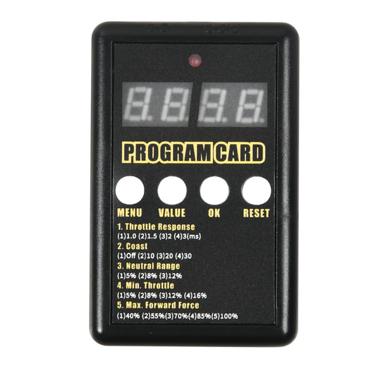 TOYTENSI LED Program Box for RC Car ESC Electronic Speed Controller